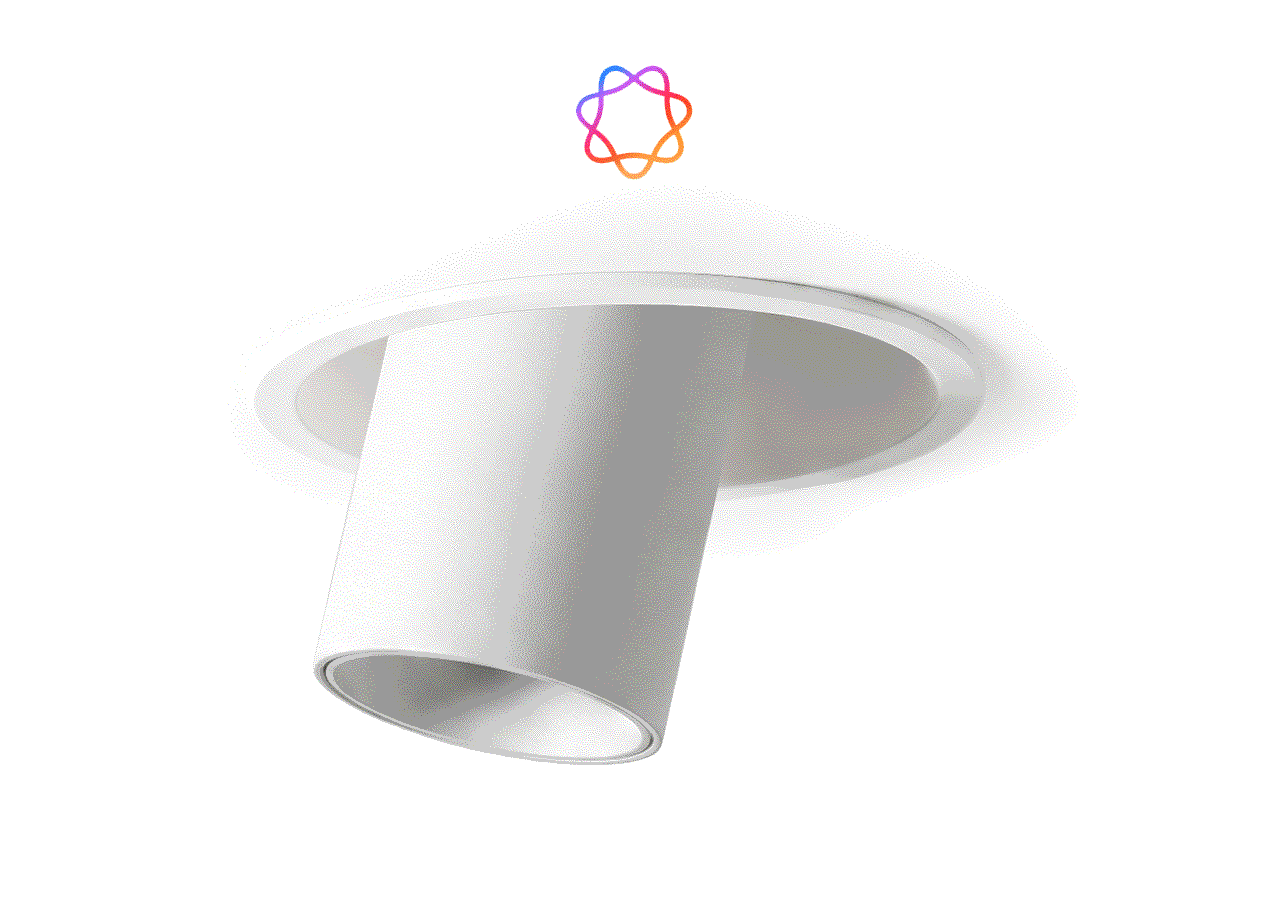 RGB 실린더 매입등 IoT Q7 다운라이트 1600만색 360도 회전 봉노출 30mm 안정기내장 CRI90 KS인증 렛츠조명