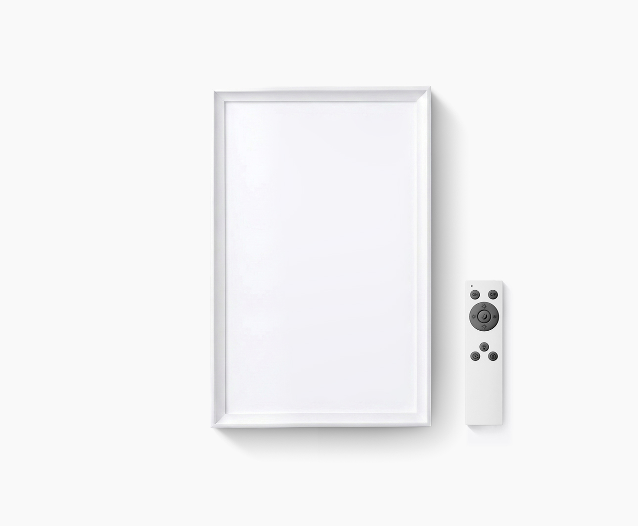 렛츠조명 공식 스토어 정품 커브슬림 직사각 50W 인테리어 LED 조명