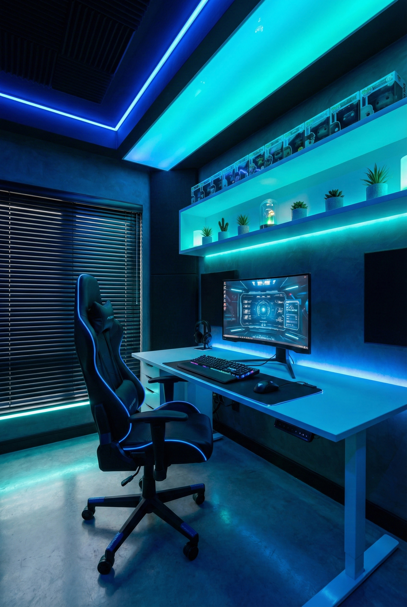 USB 포트만 있으면 어디든 설치 가능한 렛츠조명 네온 RGB 스트립바 5M