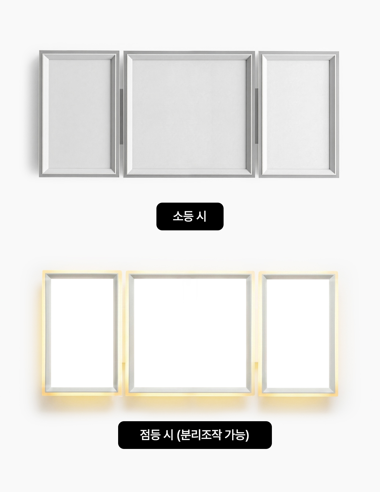 파인홈즈 P-TYPE LED 천장등 천장 밀착 설계 - 먼지 및 벌레 침입 방지