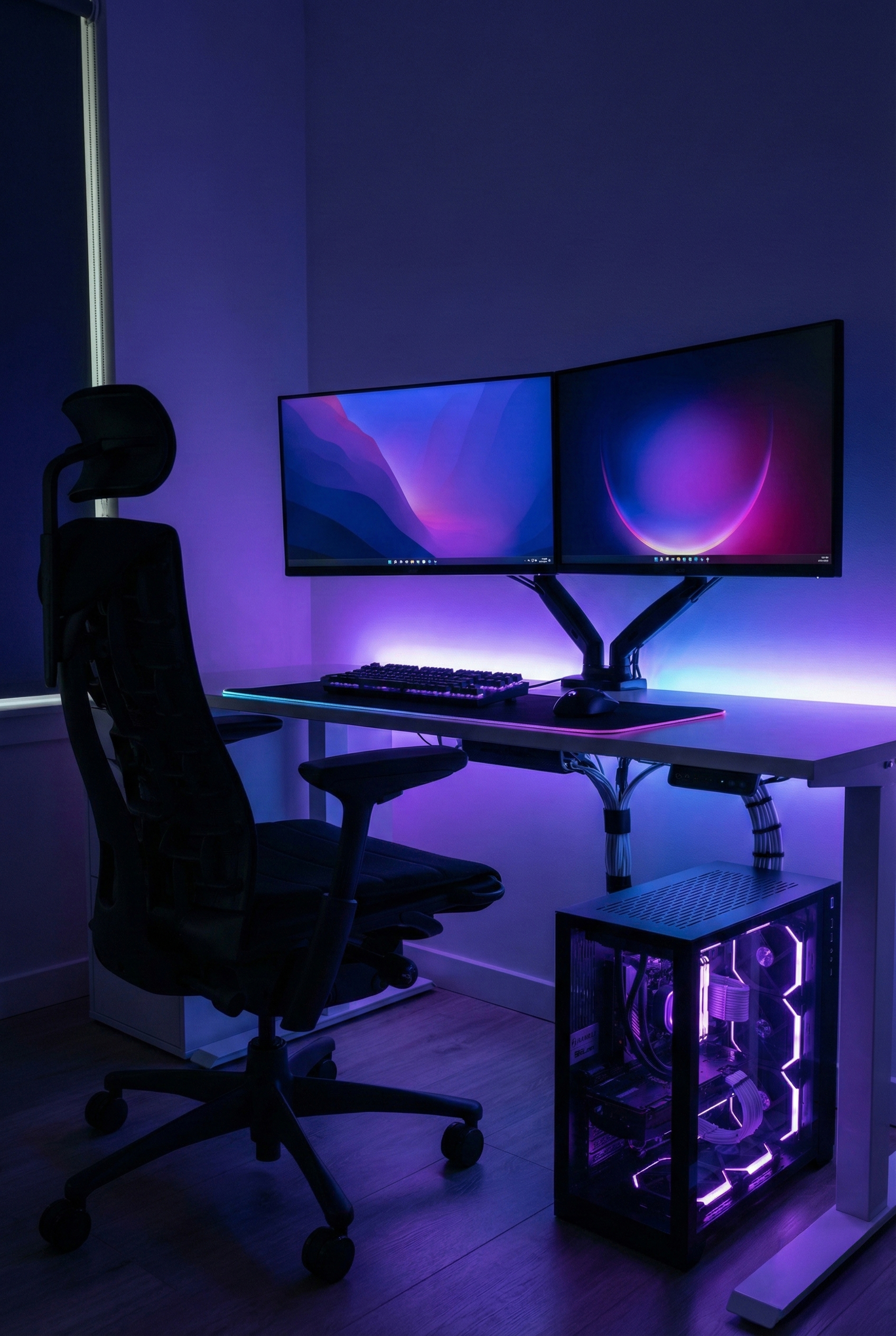 휴 그라디언트 RGB 감성 렛츠조명 스마트 COB 스트립바 무드등 추천