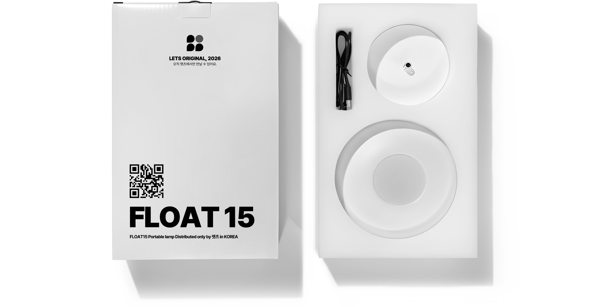 LETS Lighting FLOAT15 스마트 포터블 램프 – 마지막 설정값 자동저장, 3색온도별 메모리 기능