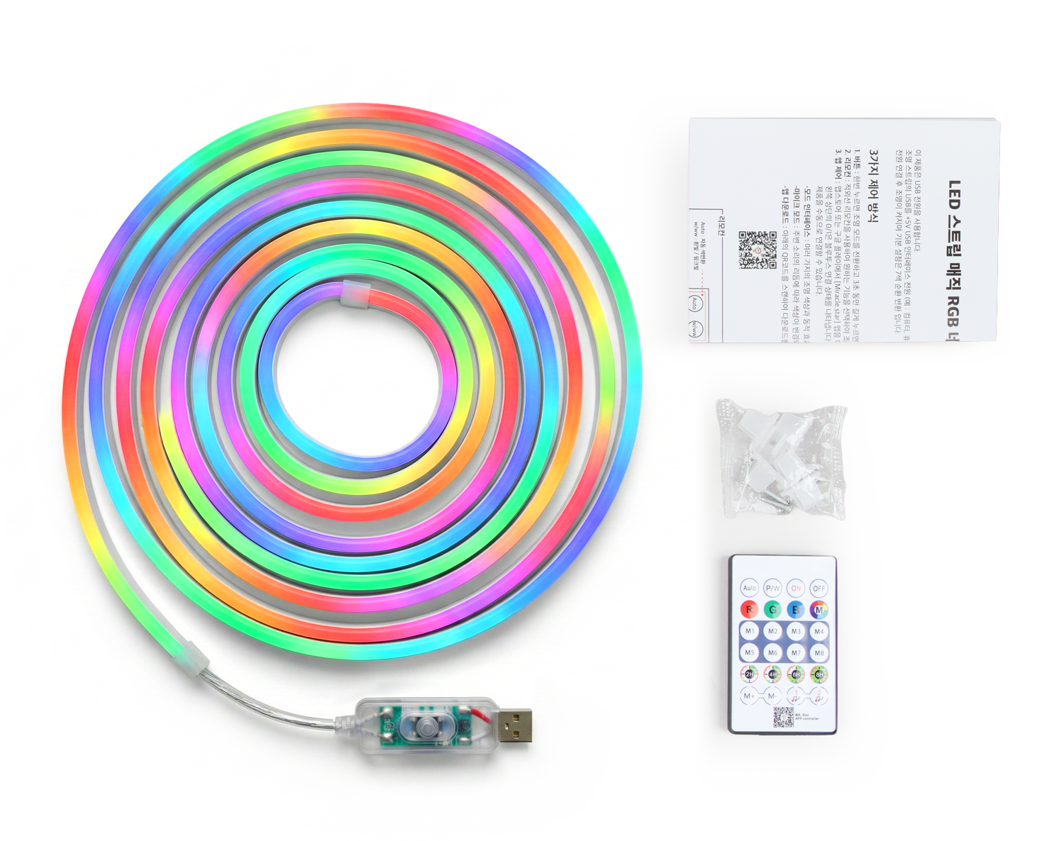렛츠조명 공식 스토어 정품 네온 RGB LED 스트립바 스마트 조명 솔루션