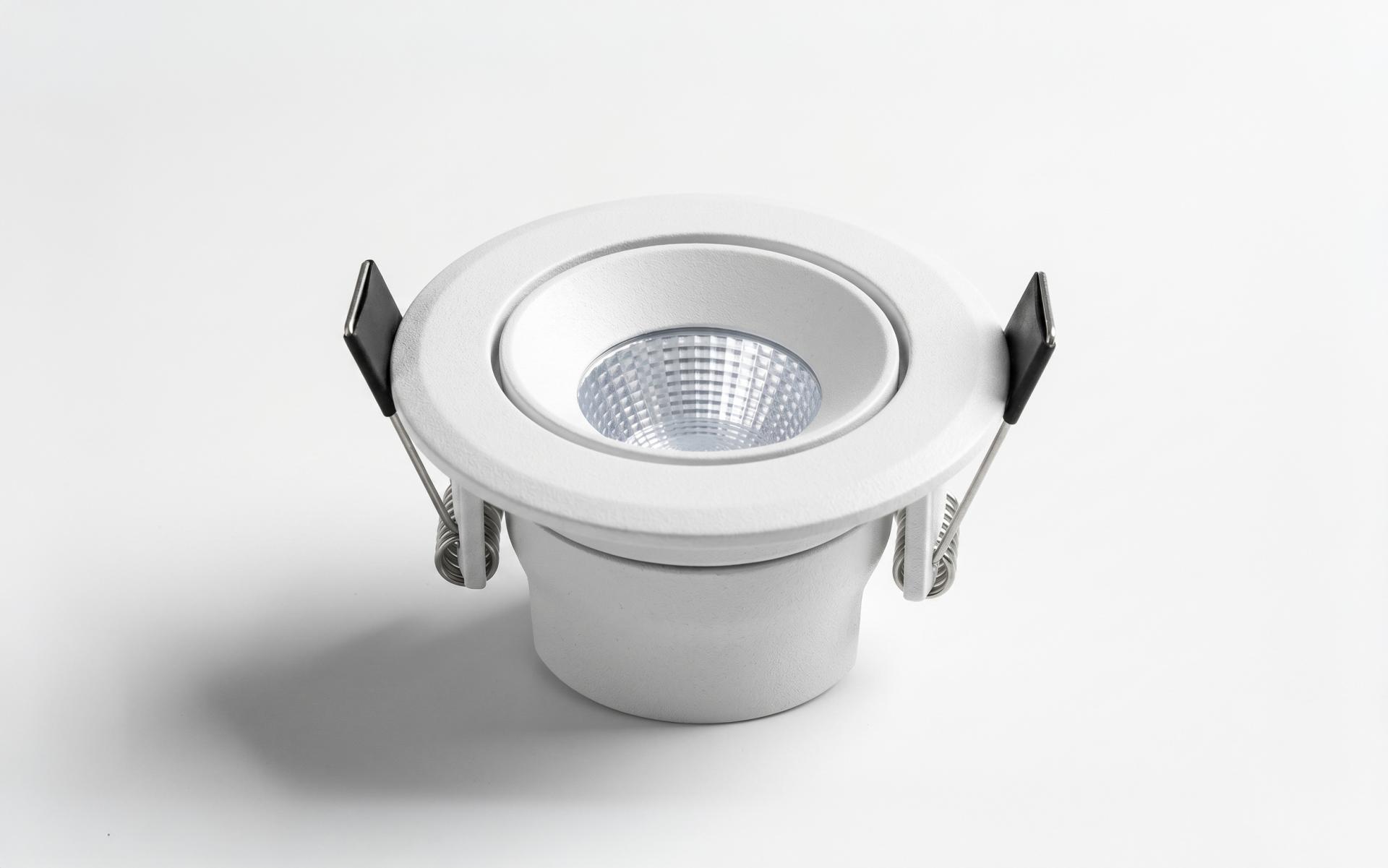 두께 37mm 할로겐 COB 매입등 C1 Smart 안정기 내장 220V 직결 각도조절 셀프 시공 렛츠
