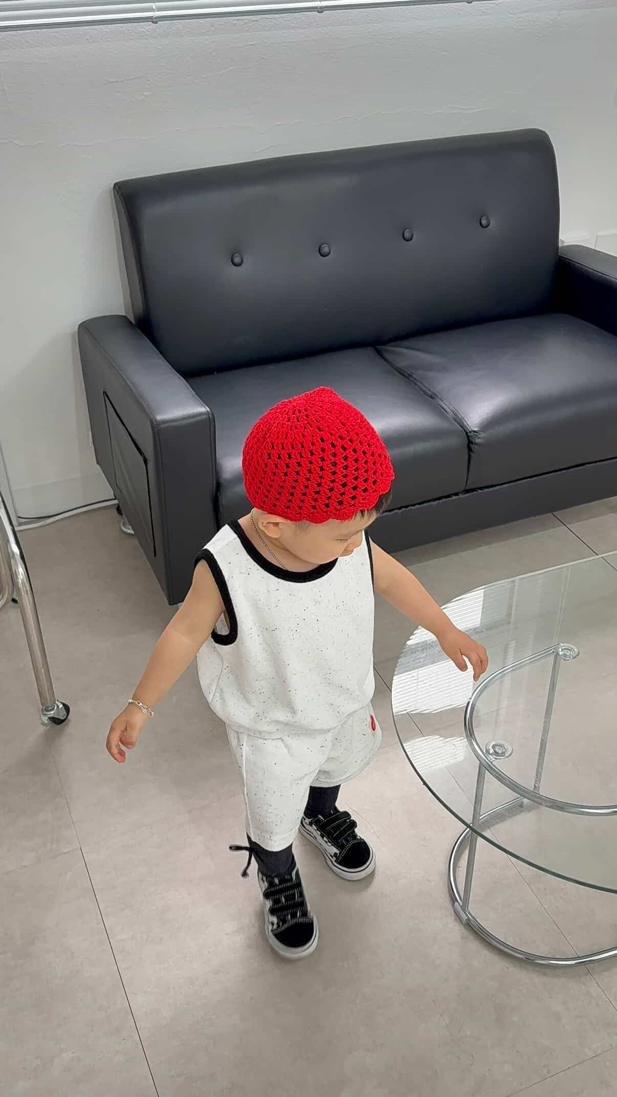 써머 테리 민소매 상하