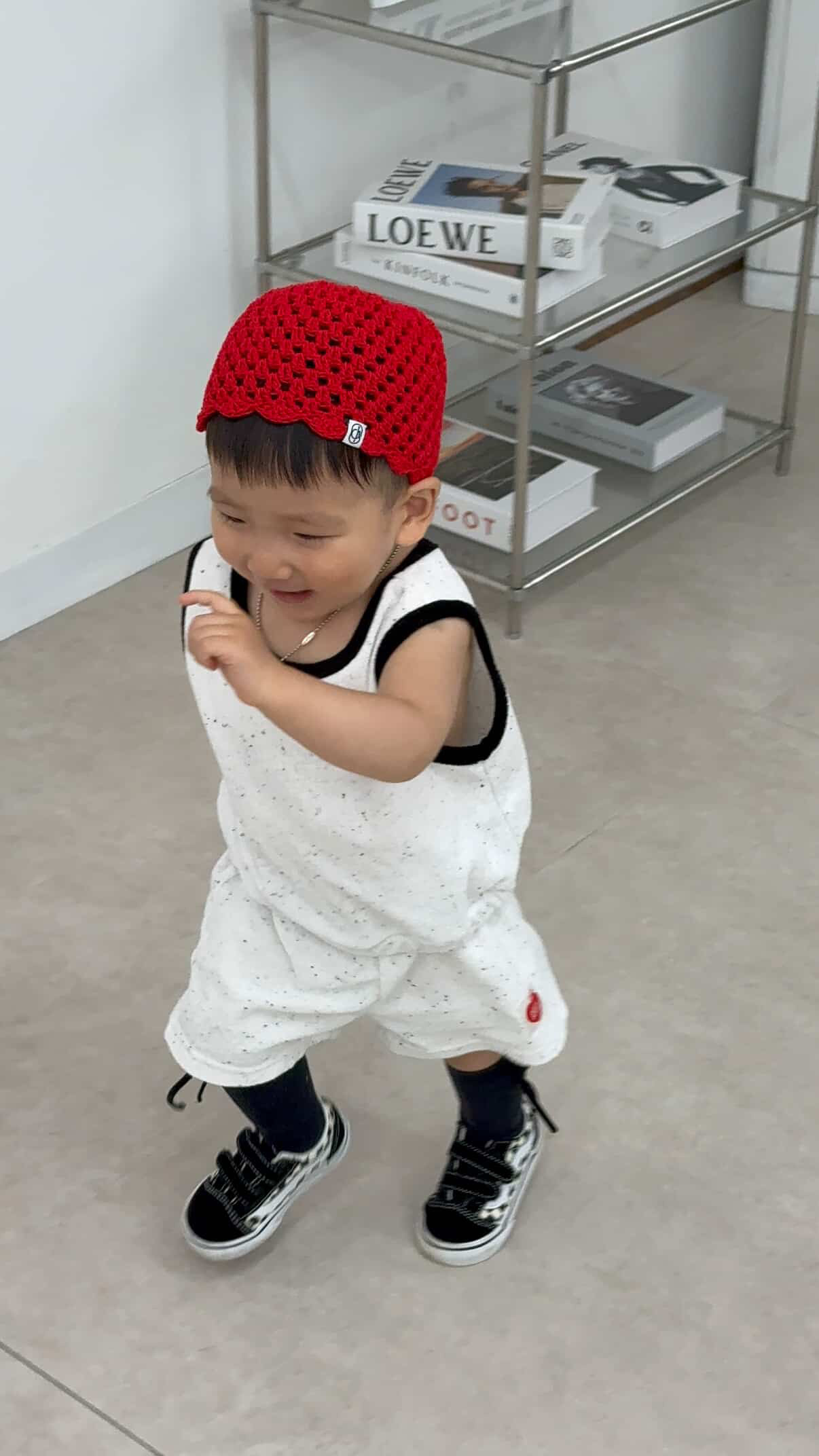 써머 테리 민소매 상하