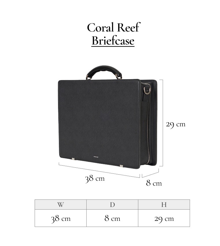 Coralreef Vaquita Briefcase (Black)