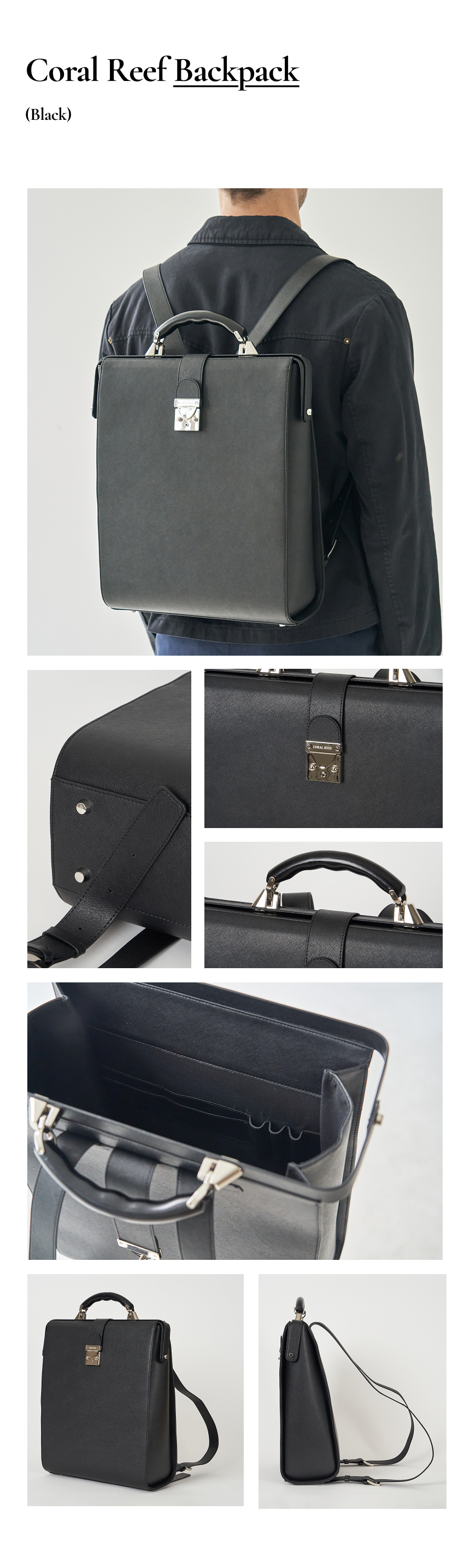 Coralreef Vaquita backpack (Black)
