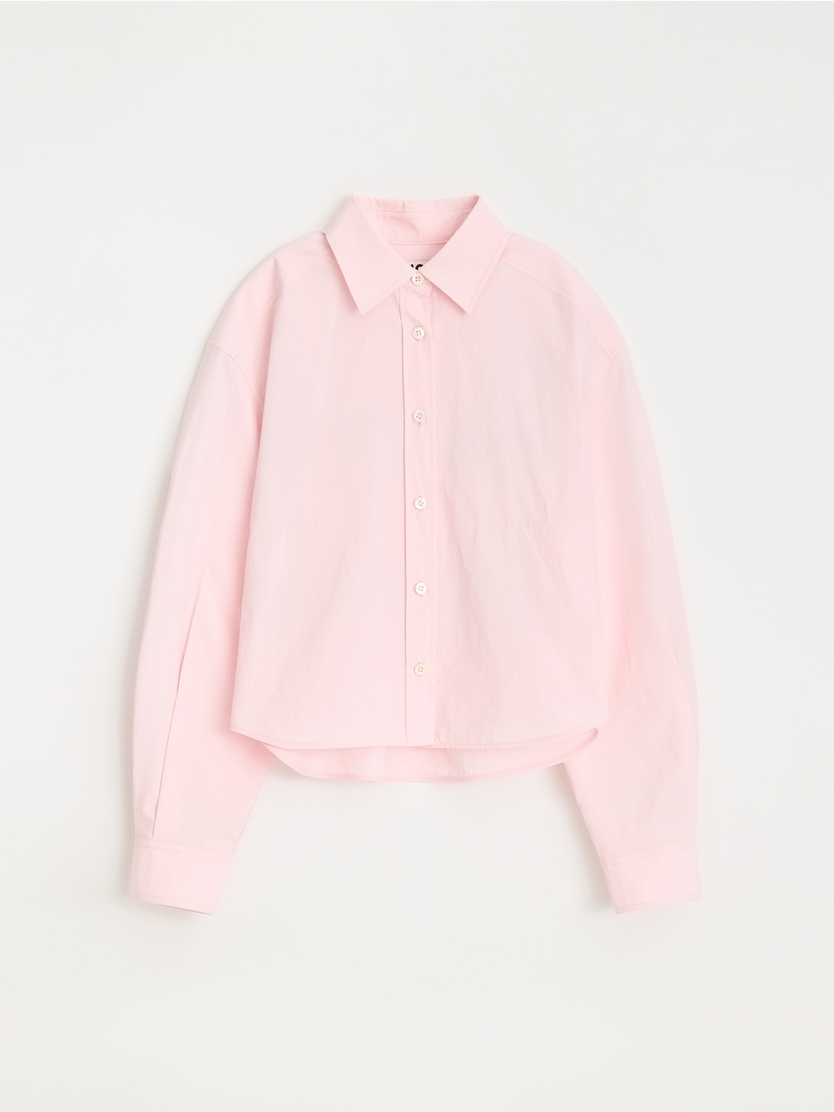 [5/22 예약배송] OVERSIZED CROPPED SHIRT_SOFT BLUSH