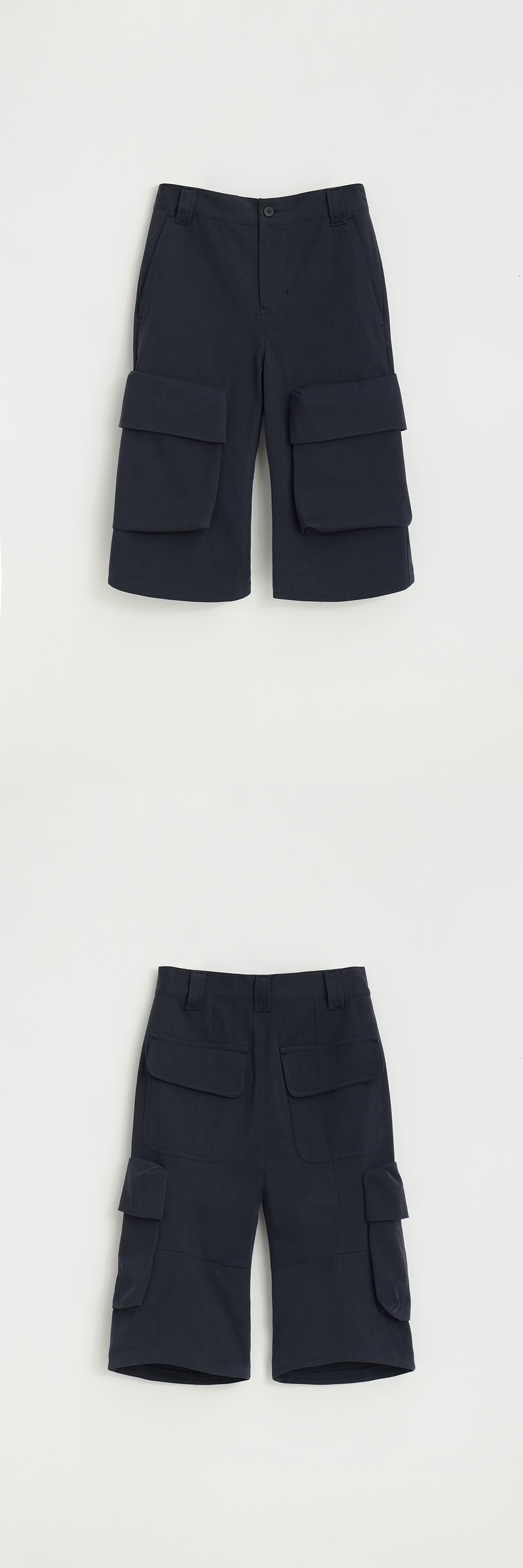 [5/22 예약배송] BIG POCKET CARGO CAPRI_INK NAVY