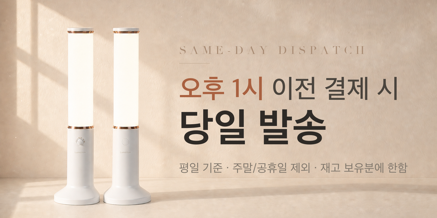 작은 조명, 큰 빛의 차이 | 루미크리온 미니