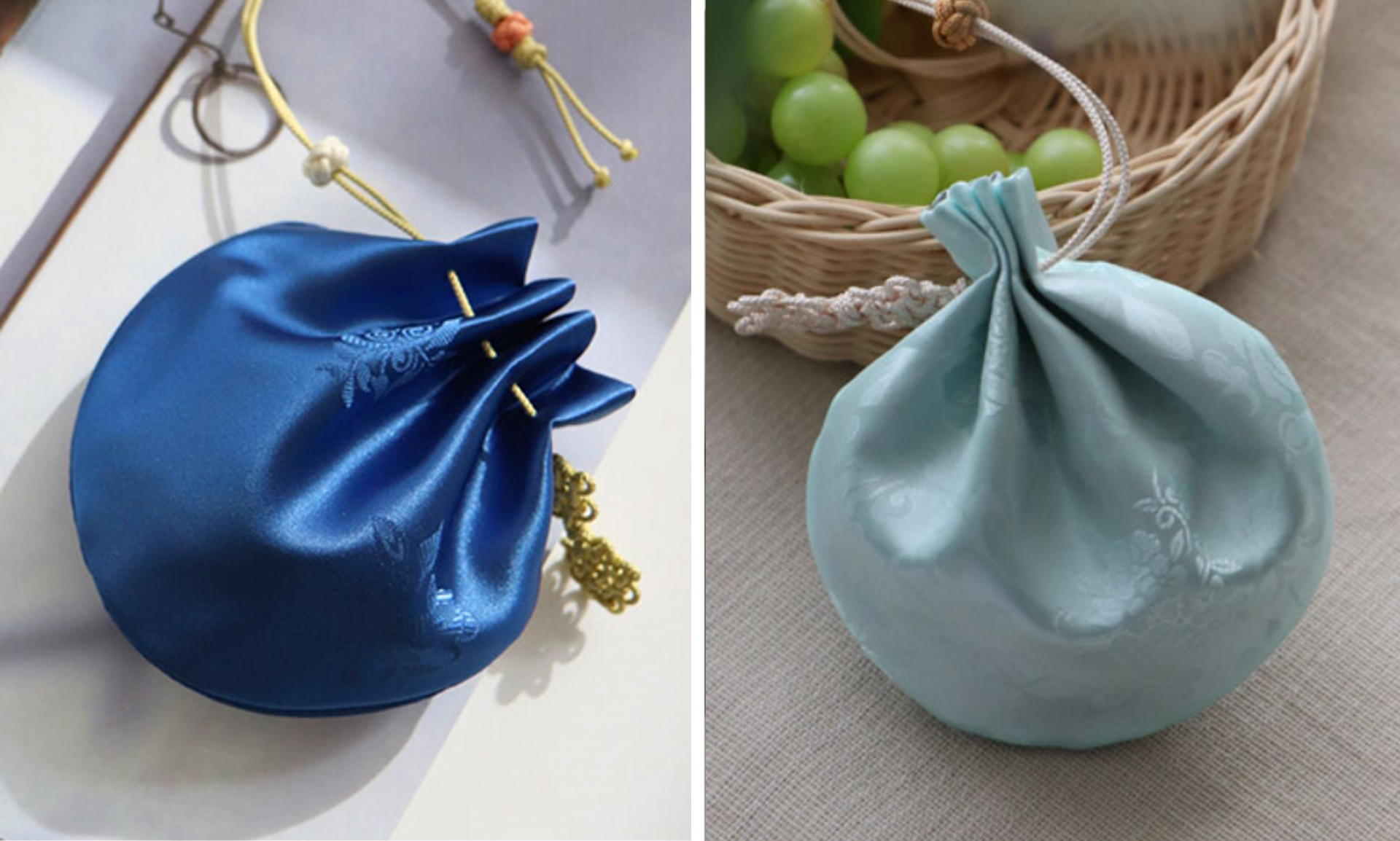 복주머니 Korean Traditional Lucky Pouch Fortune Bag