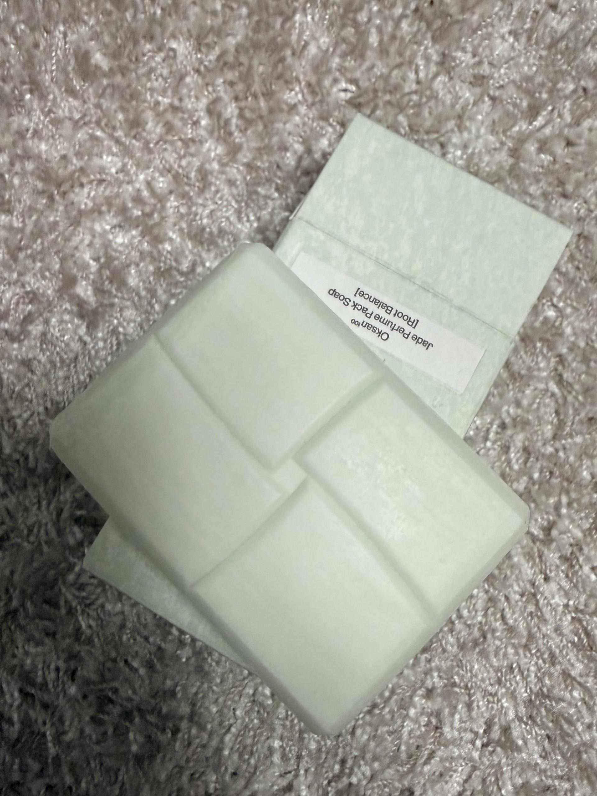 White Jade Perfume Pack Soap – Korean Vegan Face & Body Cleansing Bar