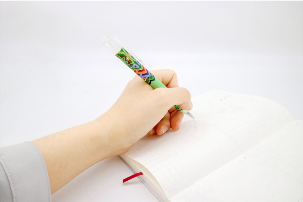 단청 문양 젤펜 0.5mm — 단체 선물 한국 전통 기념품 볼펜 복제