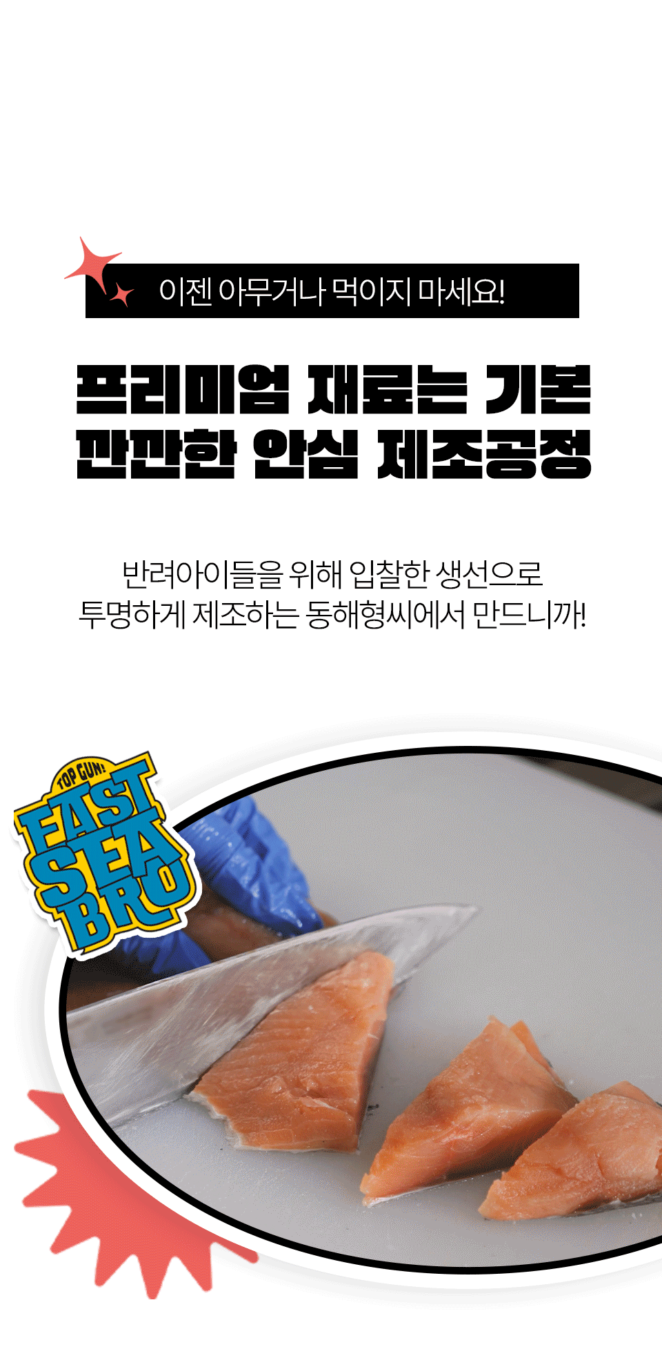 [펫페어상품] 동해형씨 EASTREAT 하프 기름가자미 트릿 50g