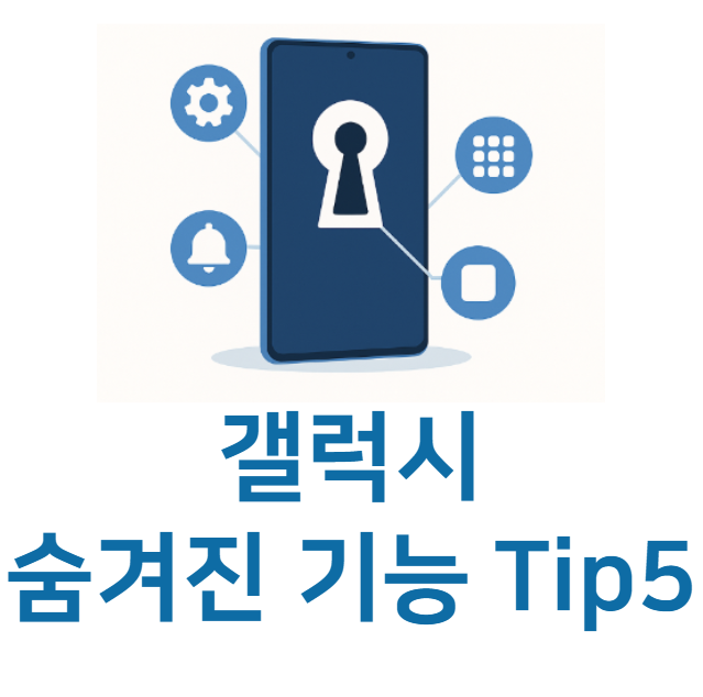 갤럭시 숨겨진 기능 Tip