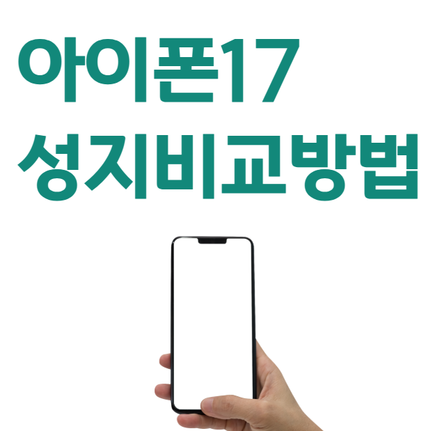 아이폰17 성지 비교
