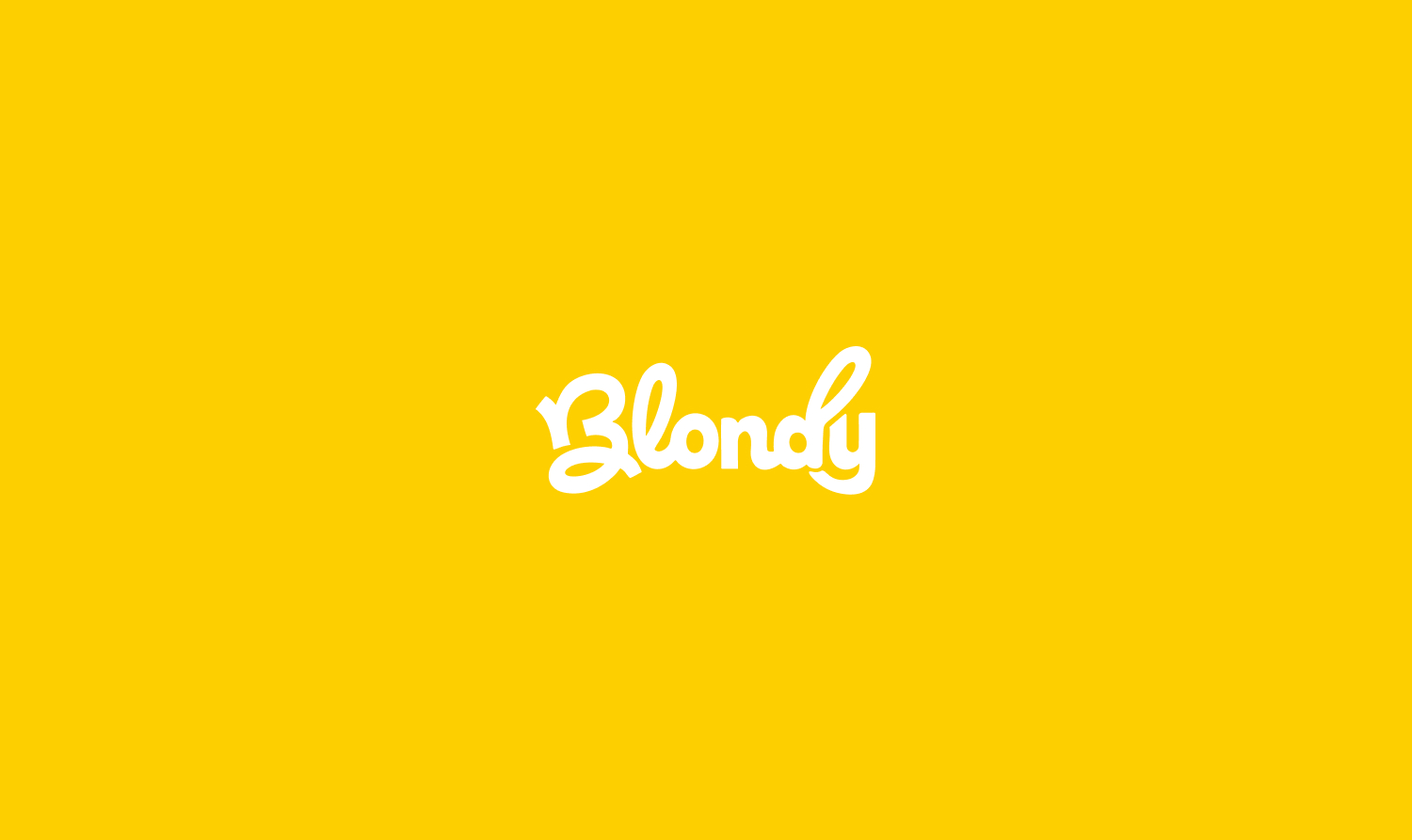 Blondy branding project