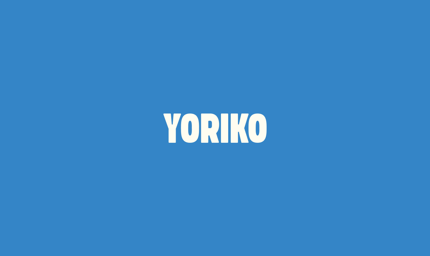 YORIKO branding project