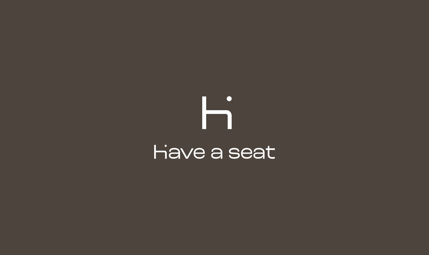 Have a seat branding project