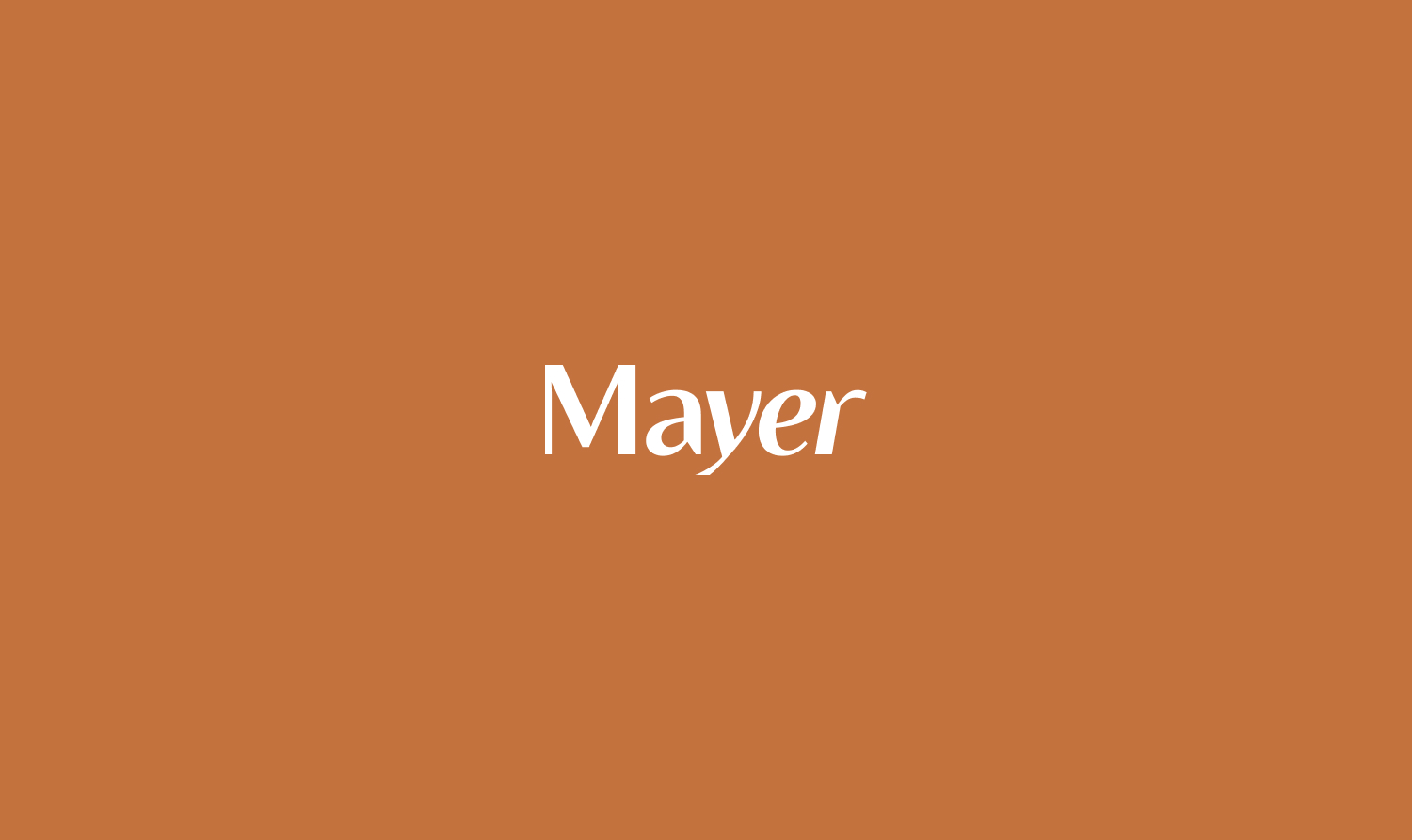 Mayer branding project