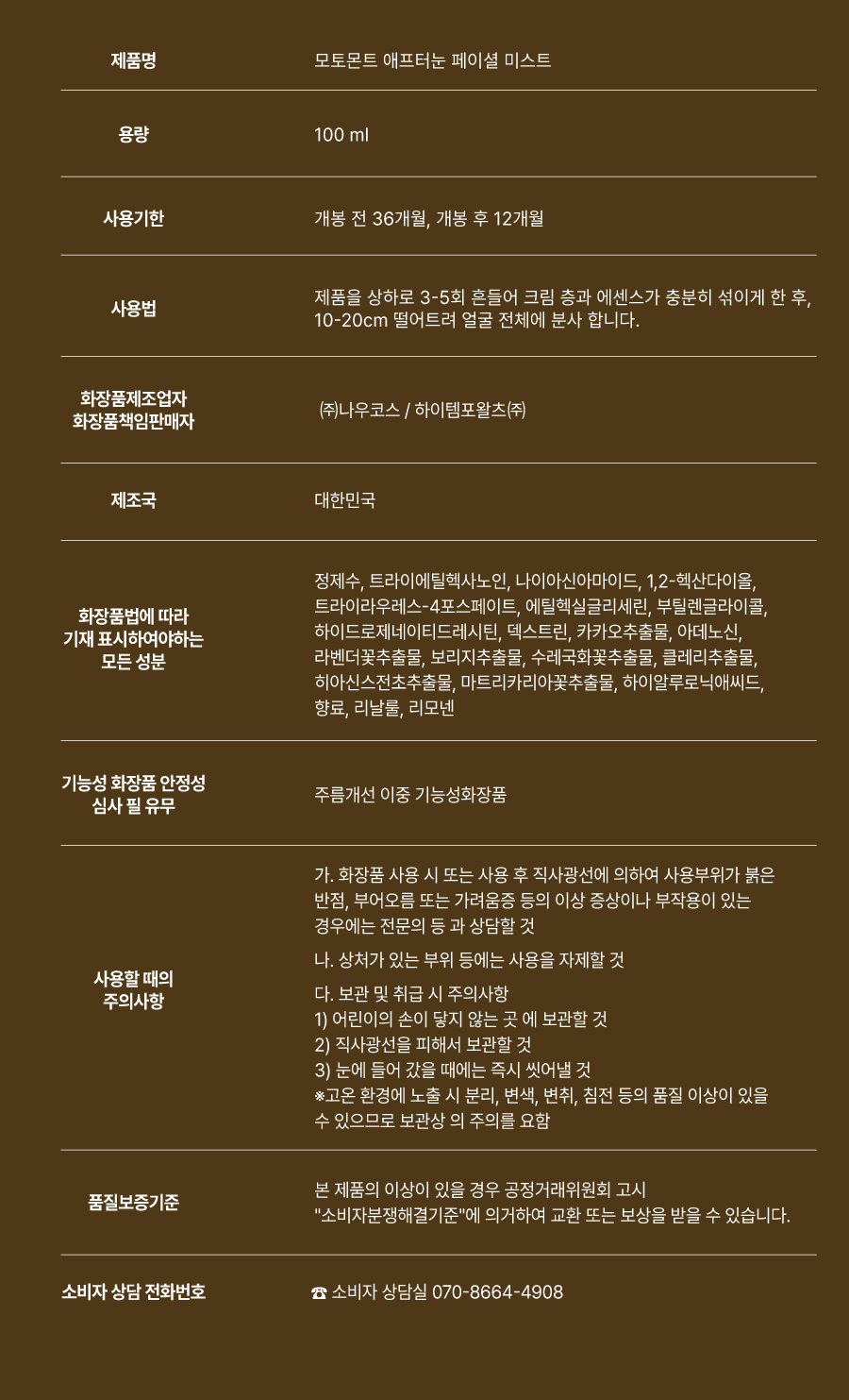 화잘먹 세트 | 애프터눈 페이셜 미스트+카페인 세럼
