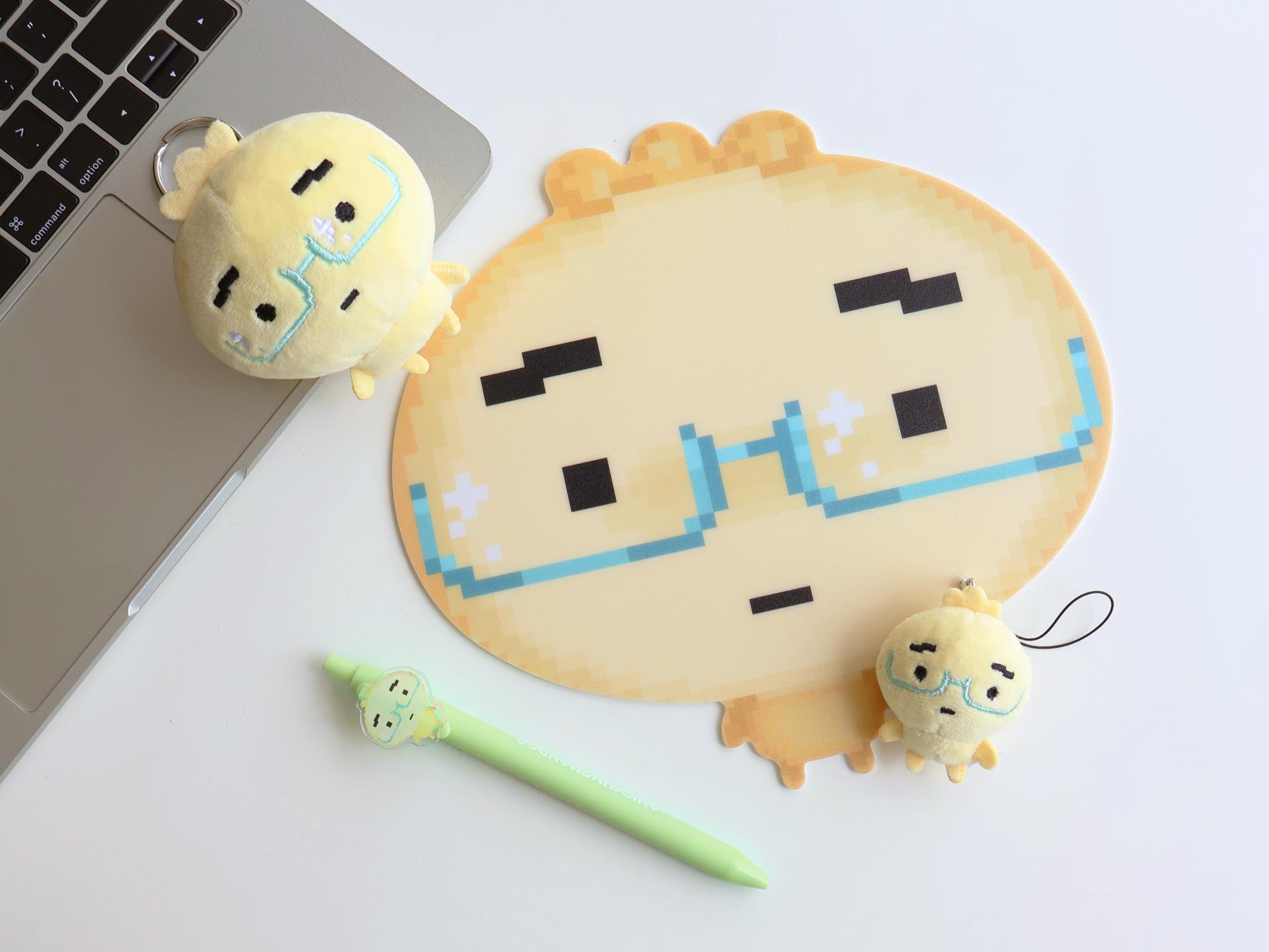 콩눈만두 인형키링