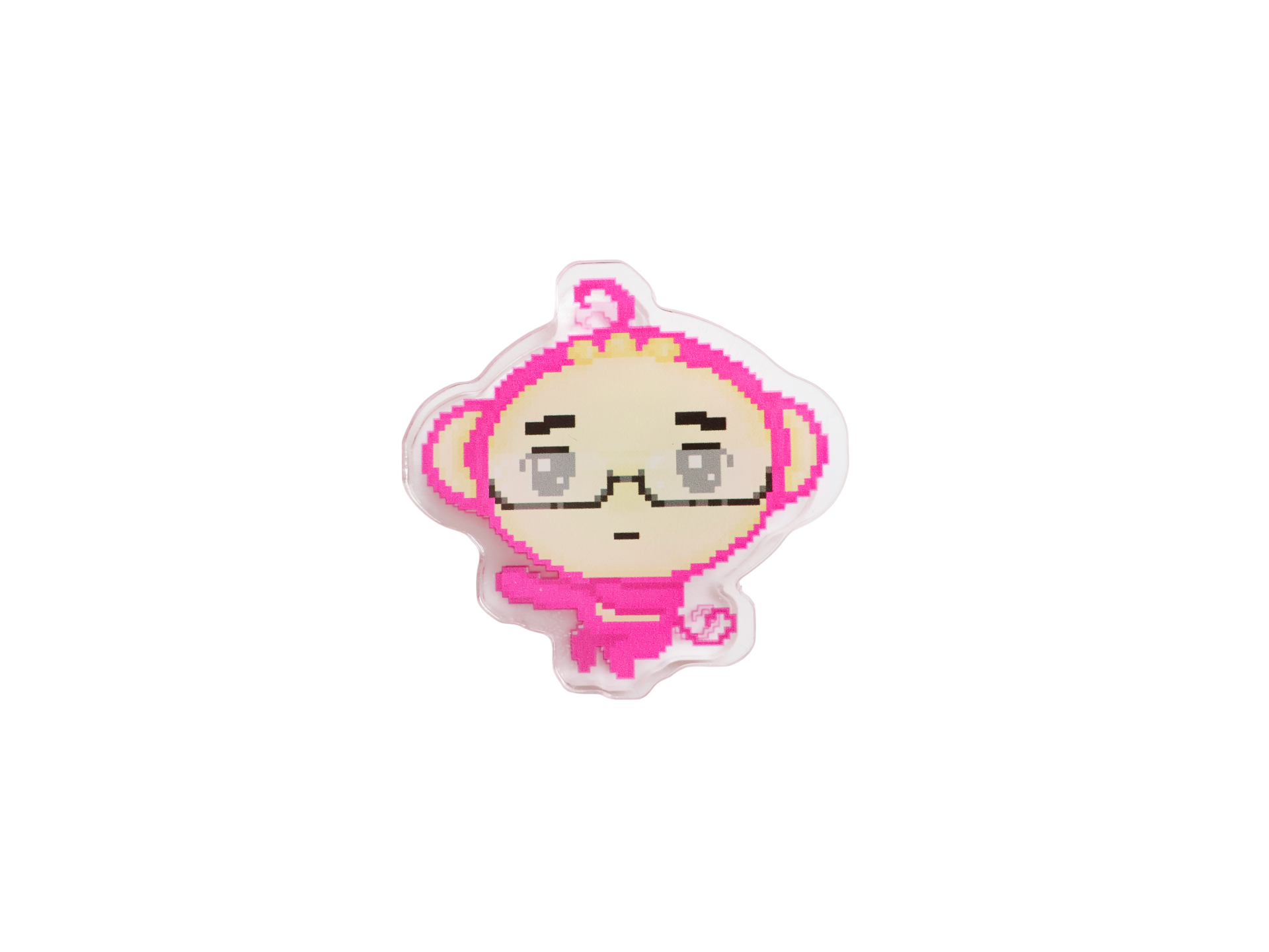 원숭만두 아크릴 집게