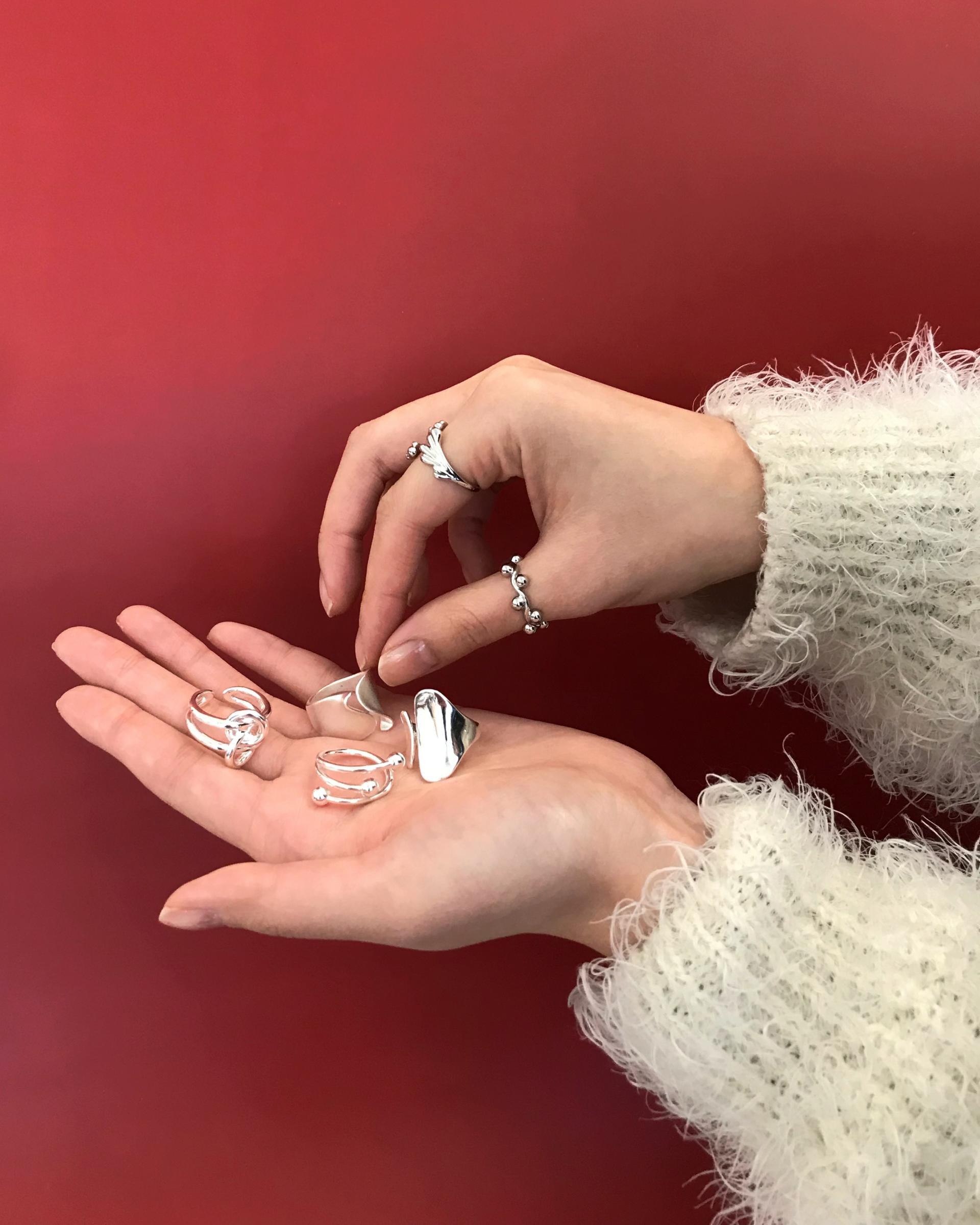 Pebble Open Ring : 에이이티