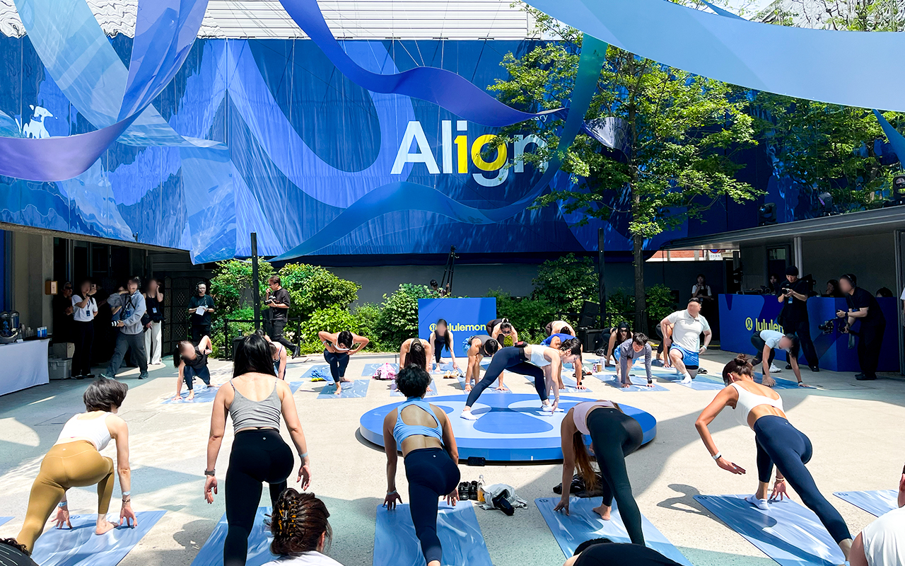 스위트스팟이 진행한 룰루레몬 오프라인 캠페인