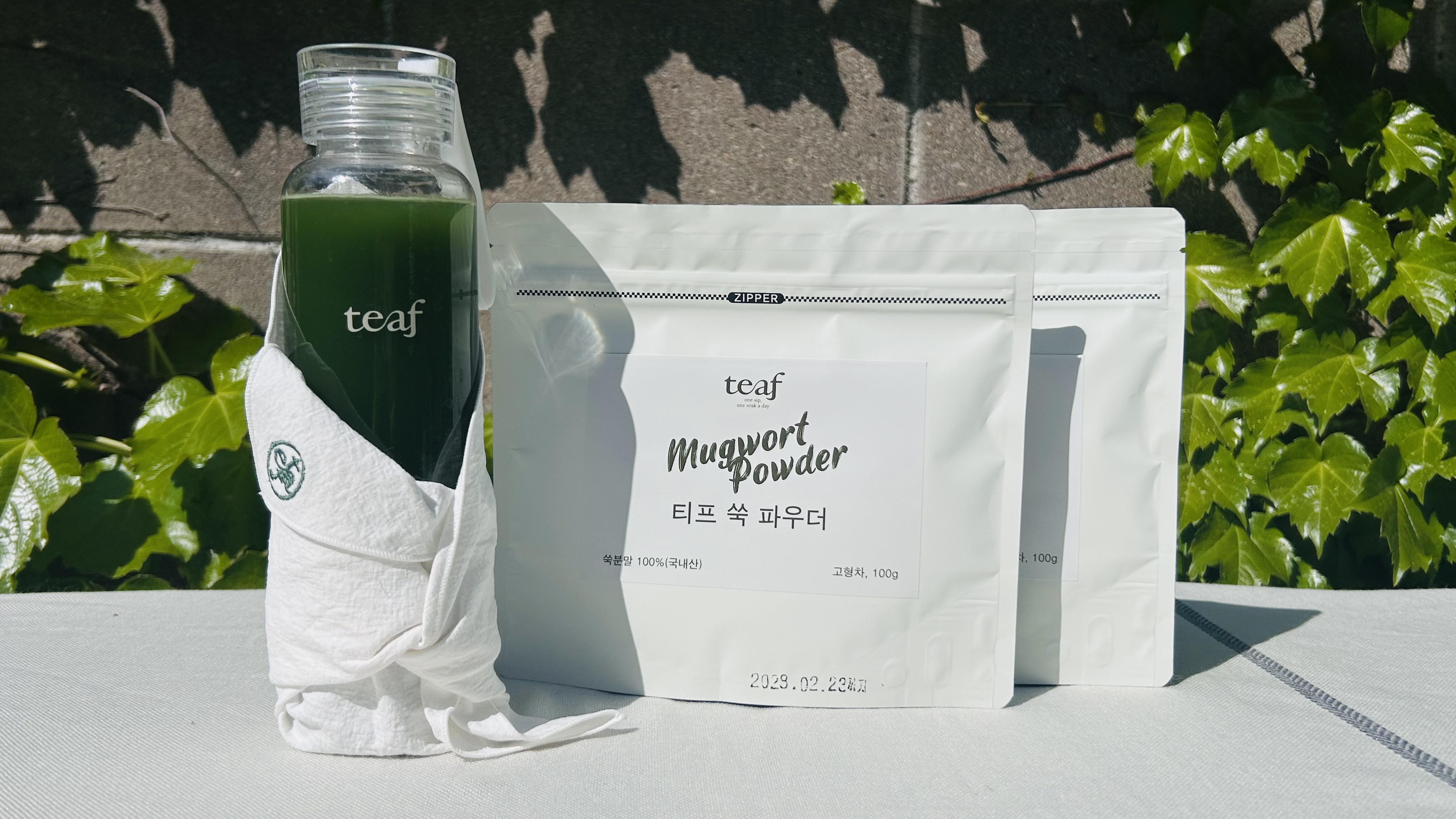 티프 쑥 말차 파우더 100g, 1개 (거문도 쑥가루 100%)