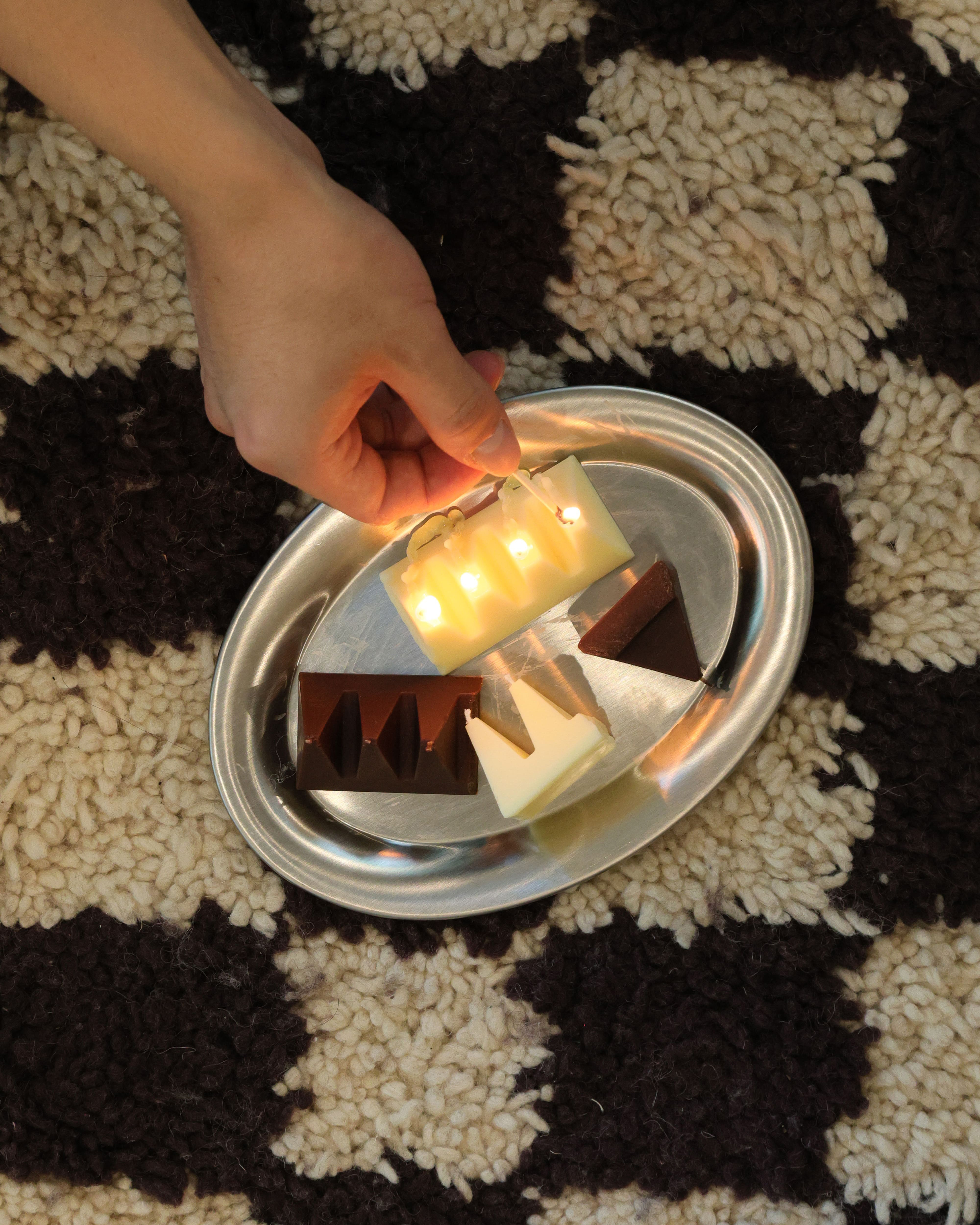 Cacao candle (Two-Color set)