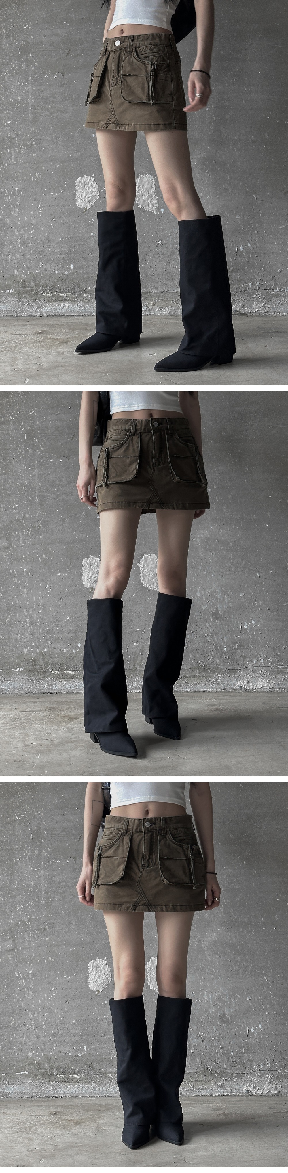 미니 스커트 모델 착용 이미지-S1L6