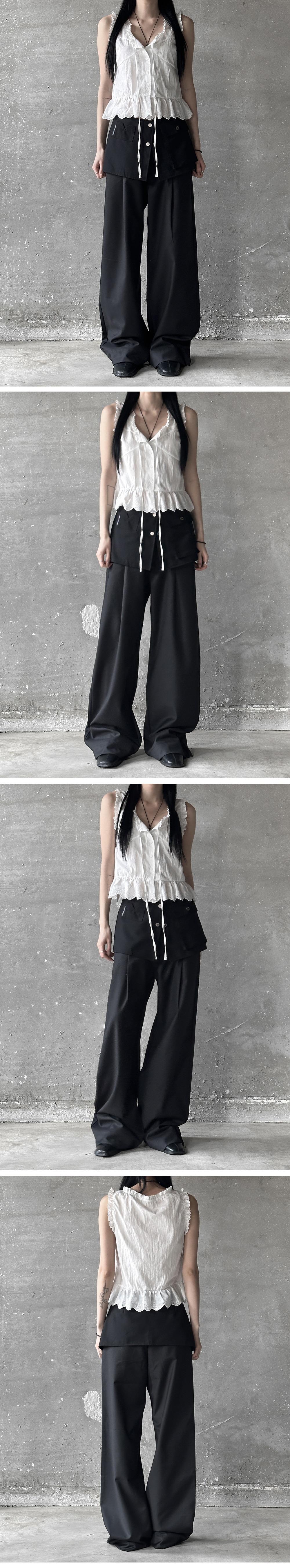 바지 모델 착용 이미지-S1L3