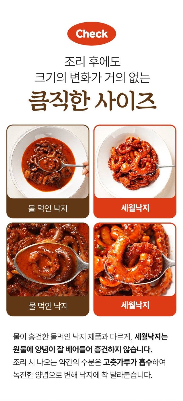 세월낙지 450g (2~3인분) 낙지볶음 밀키트