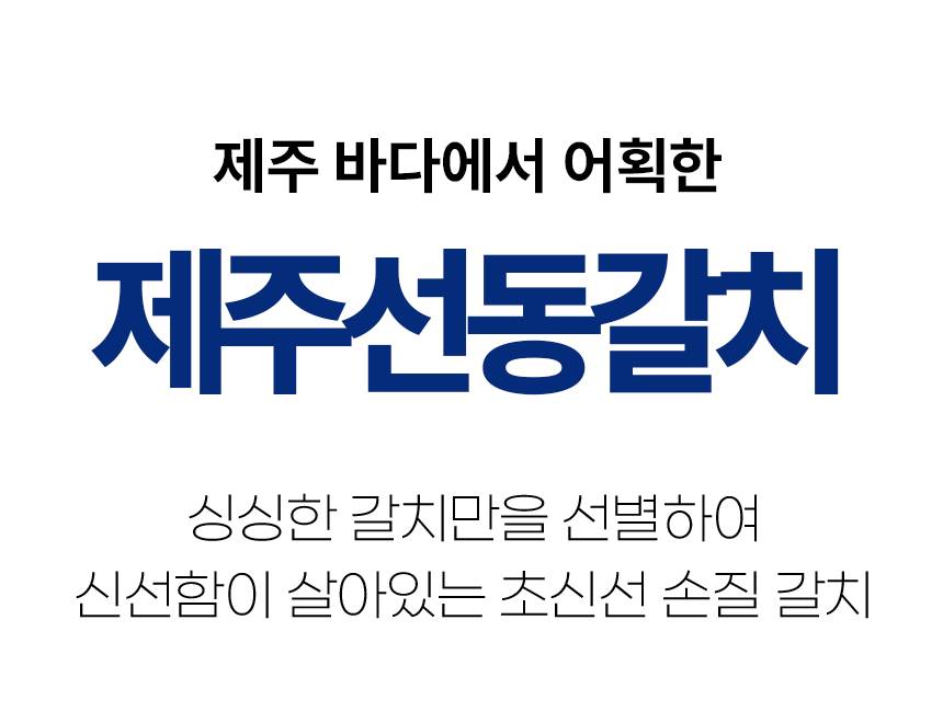 [산지직송]제주 선동갈치 선물세트