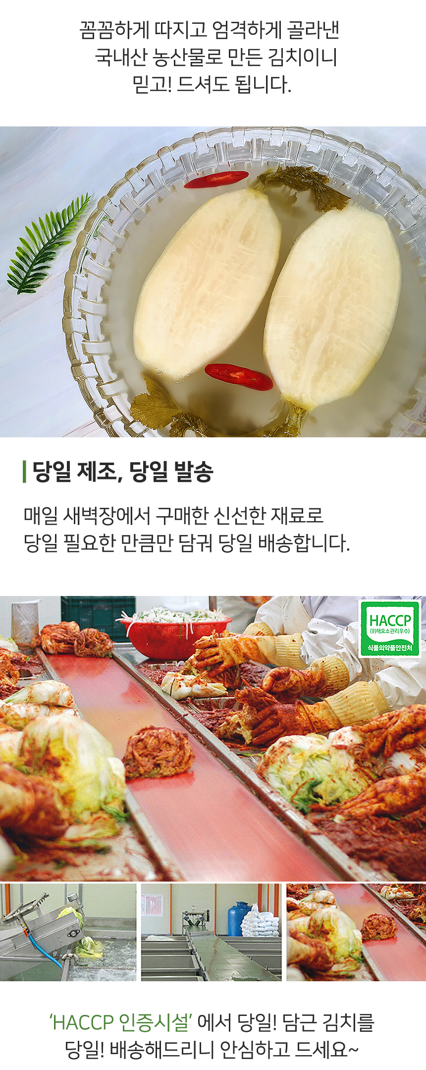 [산지직송] 남도향 국산 원료로 만든 동치미 3kg / 5kg