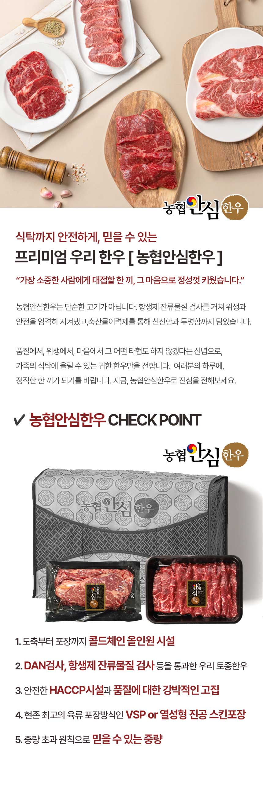 농협안심한우1등급 명품선물세트 1kg (등심500g+불고기500g)