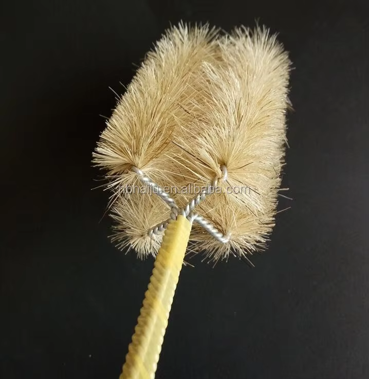 맞춤형 OEM 실험실 화학 비커 청소 브러시 천연 강모 또는 나일론 선택