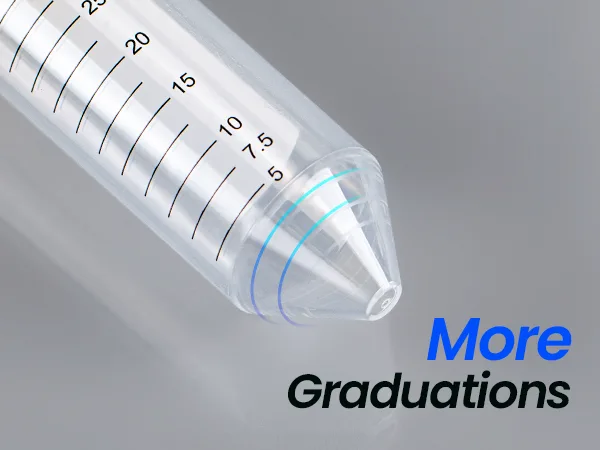 Graduated centrifuge tube.