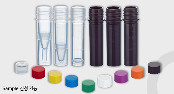 0.5mL screw cap micro tubes, self-standing, Tube only, Natural, sterile