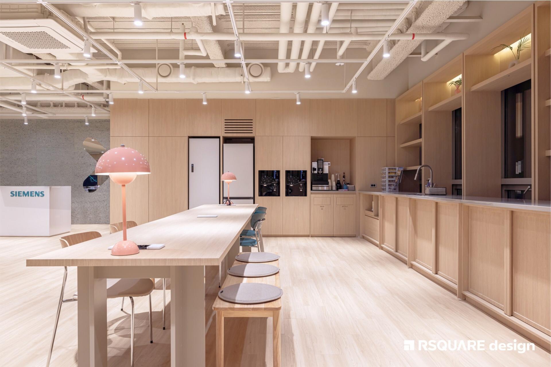 알스퀘어디자인_지멘스 도곡_오피스 인테리어_라운지,캔틴