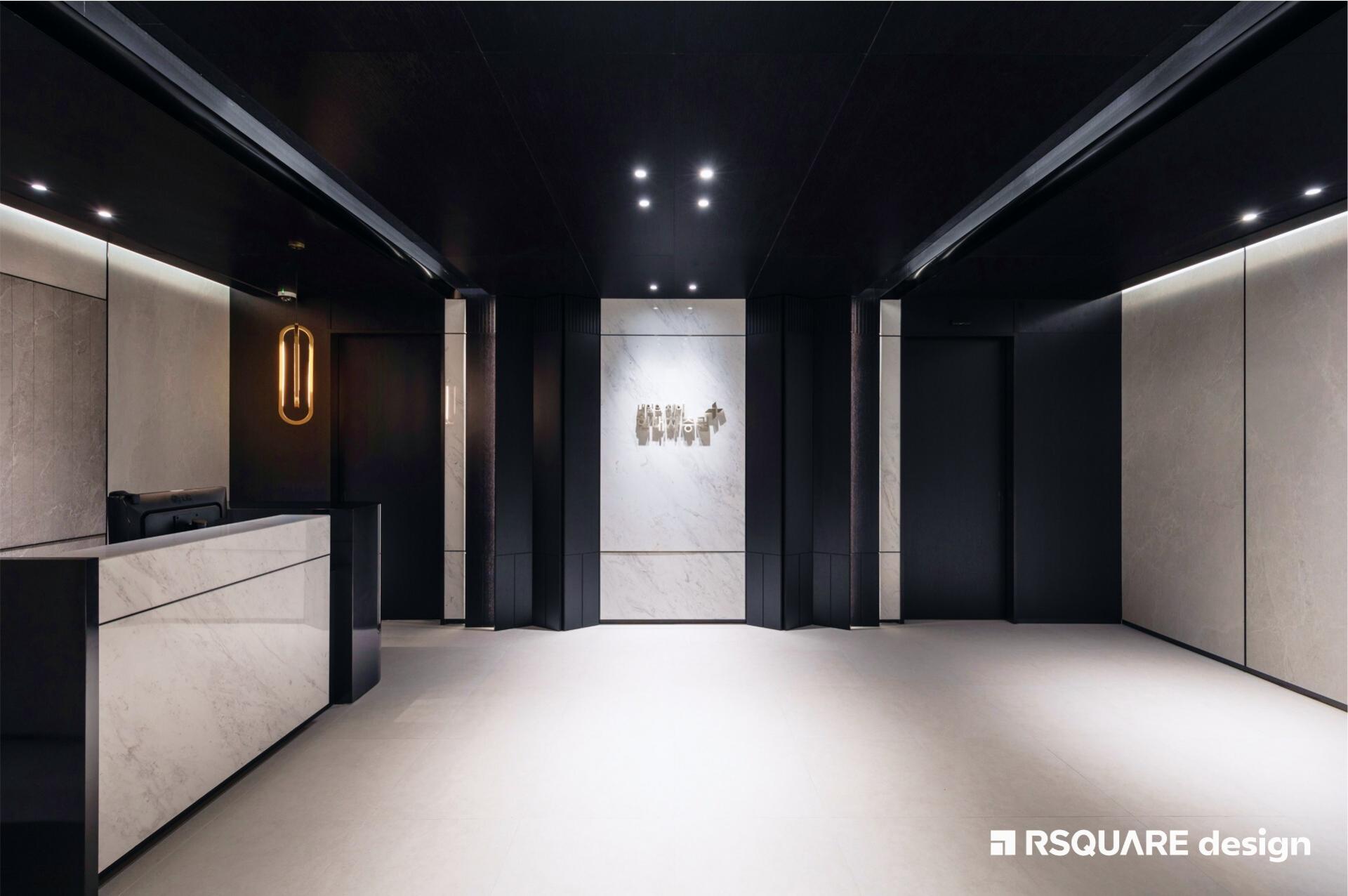 알스퀘어디자인_현대차증권 강남 프리미어PB센터_상업시설 인테리어_리셉션