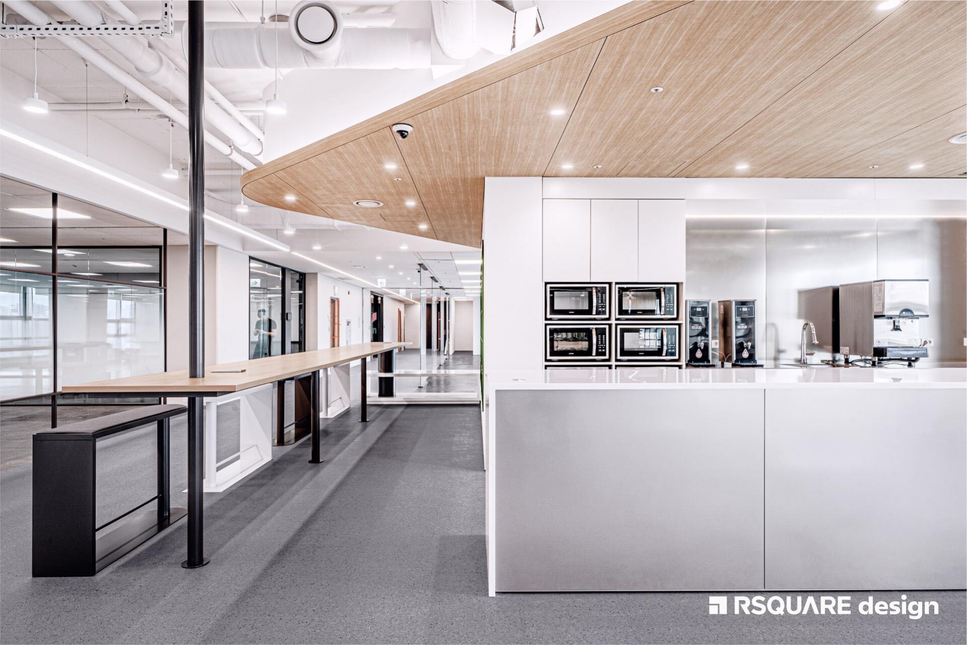 알스퀘어디자인_코리아세븐_오피스 인테리어_캔틴