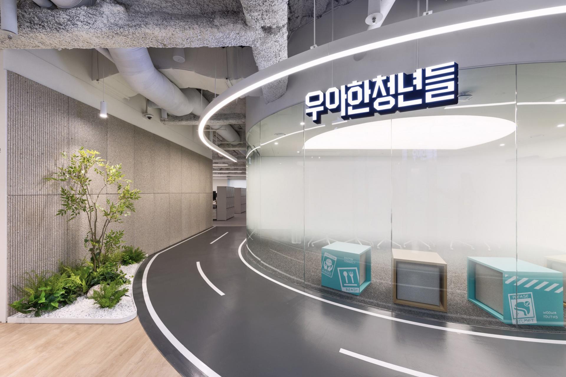 알스퀘어디자인_우아한청년들_오피스 인테리어
