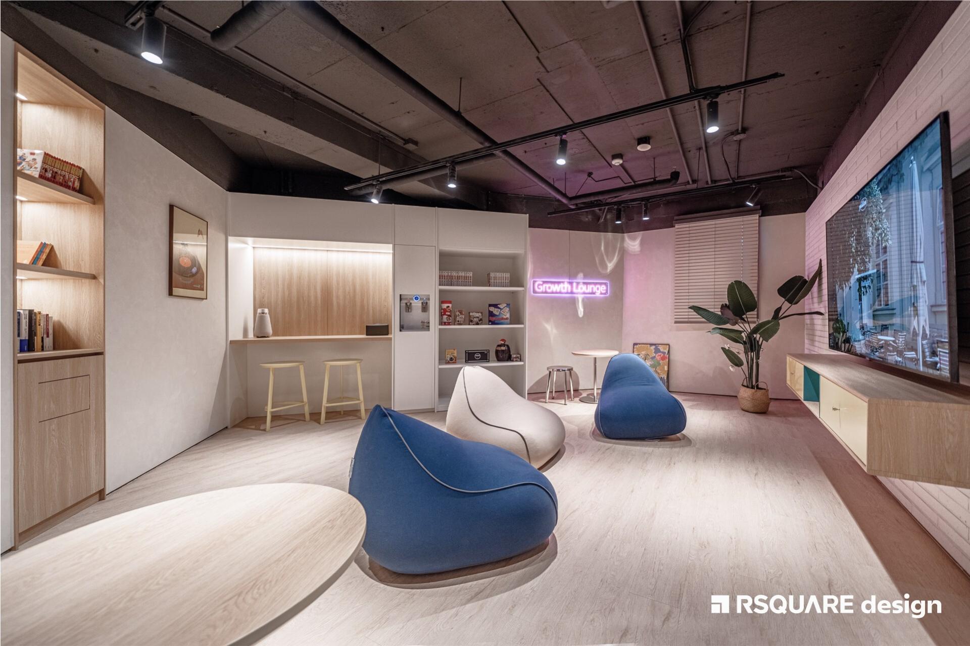 알스퀘어디자인_엘지유플러스 대전 R&D센터 기숙사_기숙사 인테리어_휴게실