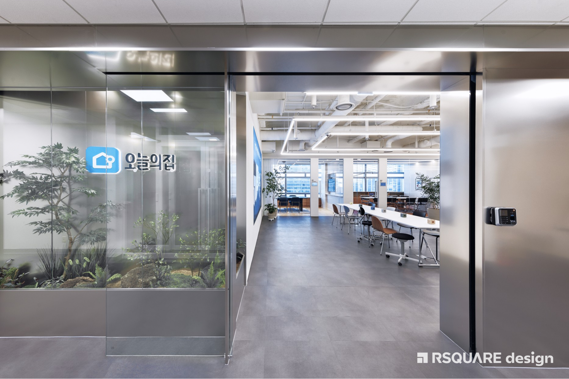 알스퀘어디자인_버킷플레이스(오늘의집)_오피스 인테리어_입구