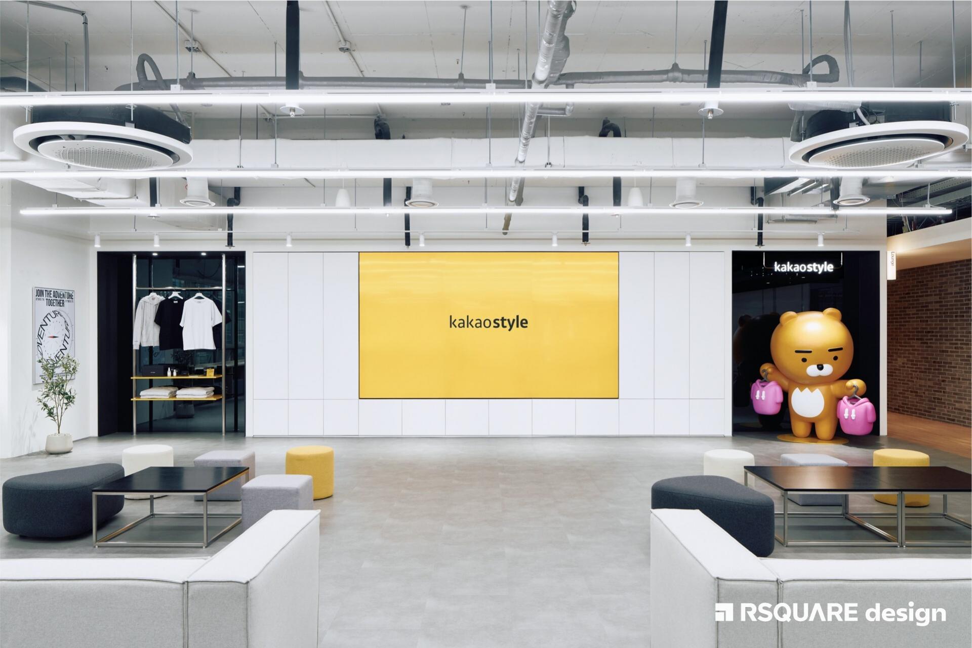 알스퀘어디자인_카카오스타일_오피스 인테리어_라운지 테이블