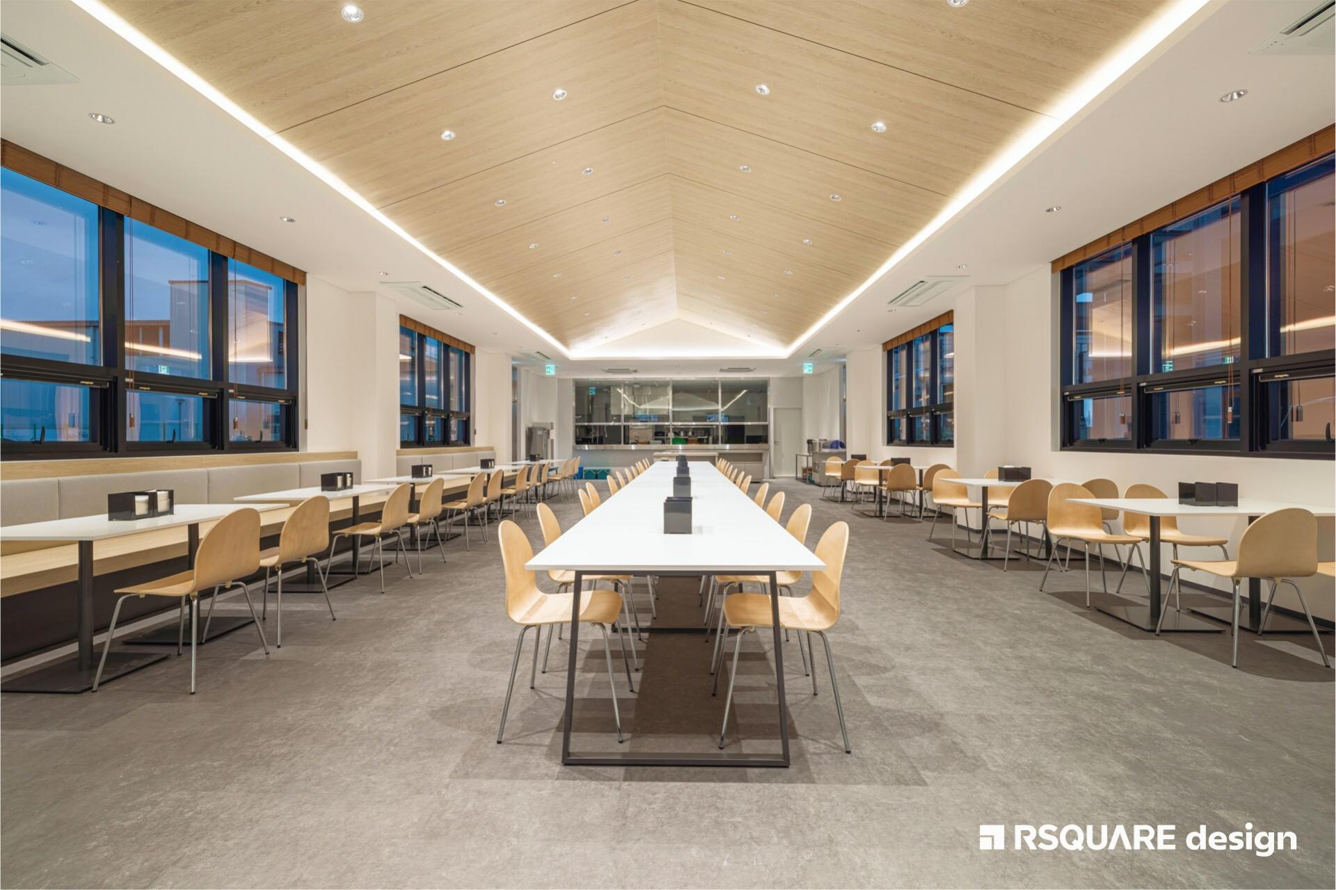 알스퀘어디자인_한솔케미칼_오피스 인테리어_식당