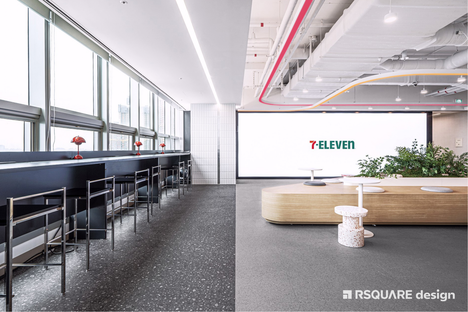 알스퀘어디자인_코리아세븐_오피스 인테리어_라운지